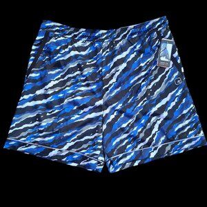 AND1 Men's Offense Basketball 8" Shorts Drawstring Lapis Blue Size 3XL
